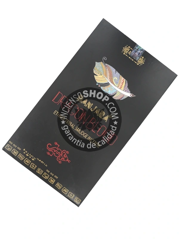 Incienso de Sangre de Dragon etnica de Banjara organico Agarbatti Masala hecho en caja de 12 unidades de 15g