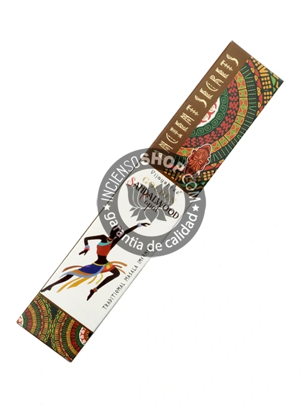 Incienso Copal Sandalwood Golden Ancient Secrets de Vijayshree Agarbati Masala unidad 15g