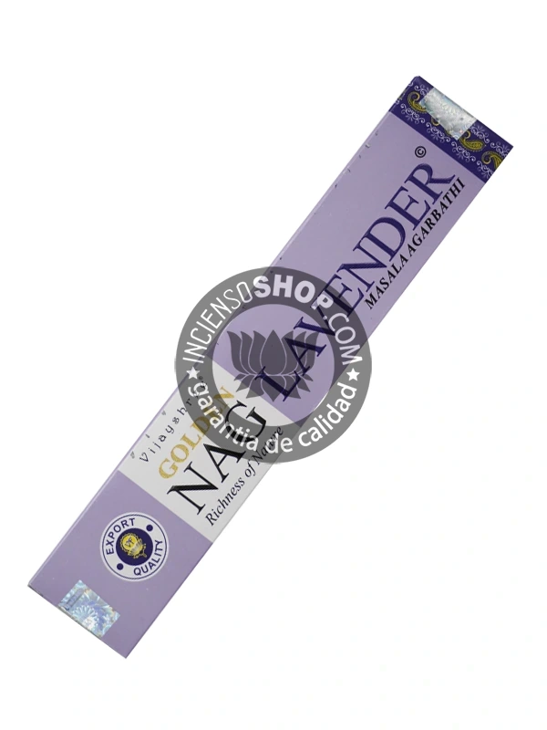 Incienso Golden Nag de Lavanda de Vijayshree Agarbatti Masala unidad de 15g