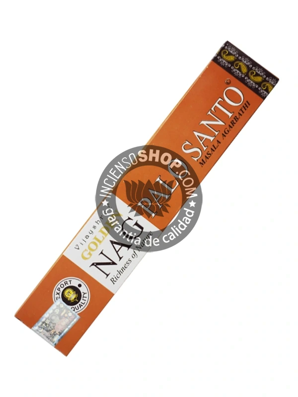 Incienso Golden Nag de Palo Santo de Vijayshree Agarbatti Masala hecho unidad de 15g