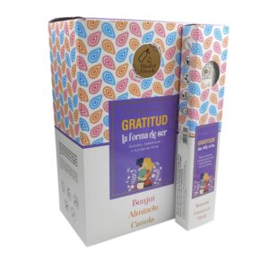 Incienso organico blissful blends gratitud de Vijayshree agarbatti masala hecho a mano en caja 12 uds de 15g