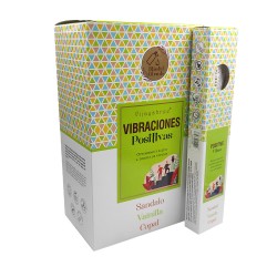 Incienso organico blissful blends vibraciones positivas de Vijayshree agarbatti masala hecho a mano en caja 12 uds B2B - 1 UD