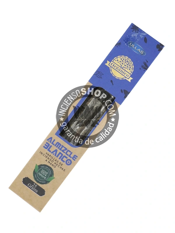 Incienso de almizcle blanco organico de Ullas agarbatti masala hecho a mano unidad de 25g