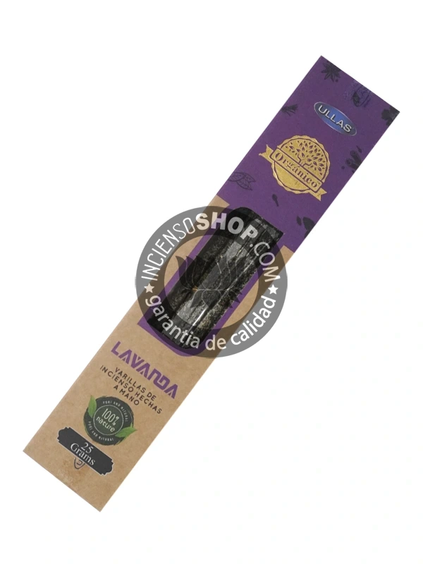 Incienso de lavanda organico de Ullas agarbatti masala hecho a mano unidad de 25g