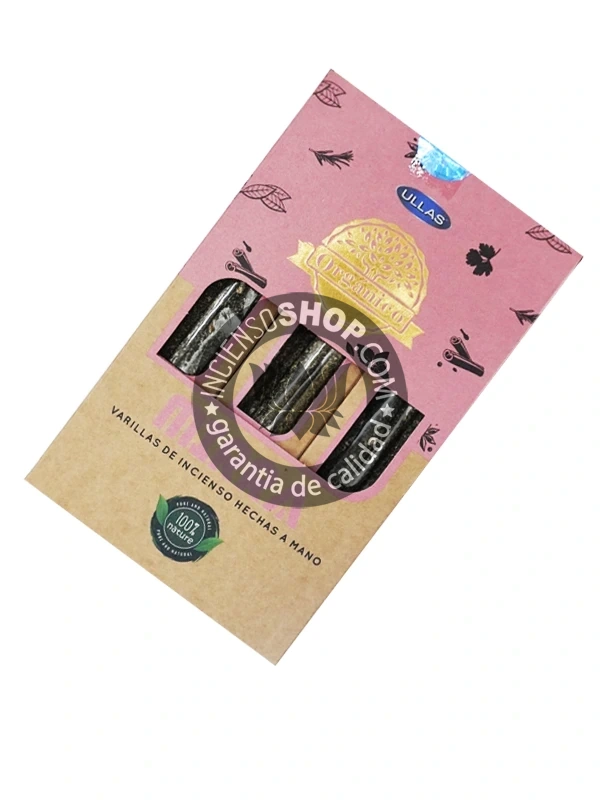 Incienso de Mirra organica de Ullas Agarbatti Masala hecho a mano en caja de 12 uds de 25g B2B - 5 UD