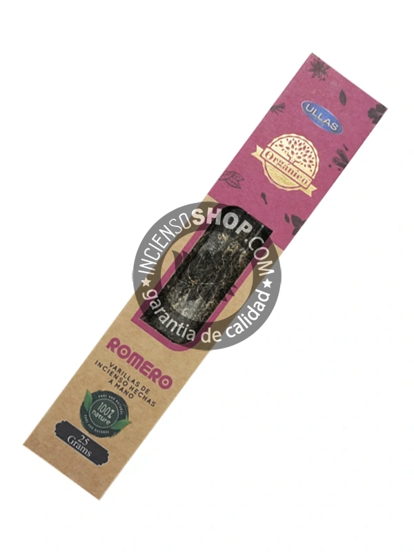 Incienso de romero organico de Ullas agarbatti masala hecho a mano unidad de 25g