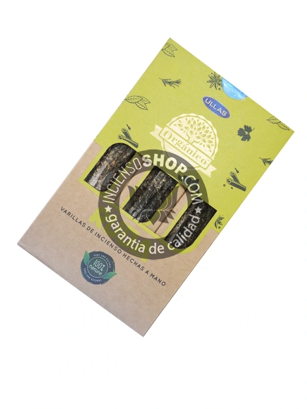 Incienso de ruda organica de Ullas agarbatti masala hecho a mano en caja de 12 uds de 25g B2B - 50 UD