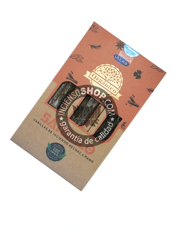 Incienso de sandalo organico de Ullas agarbatti masala hecho a mano en caja de 12 uds de 25g B2B - 10 UD