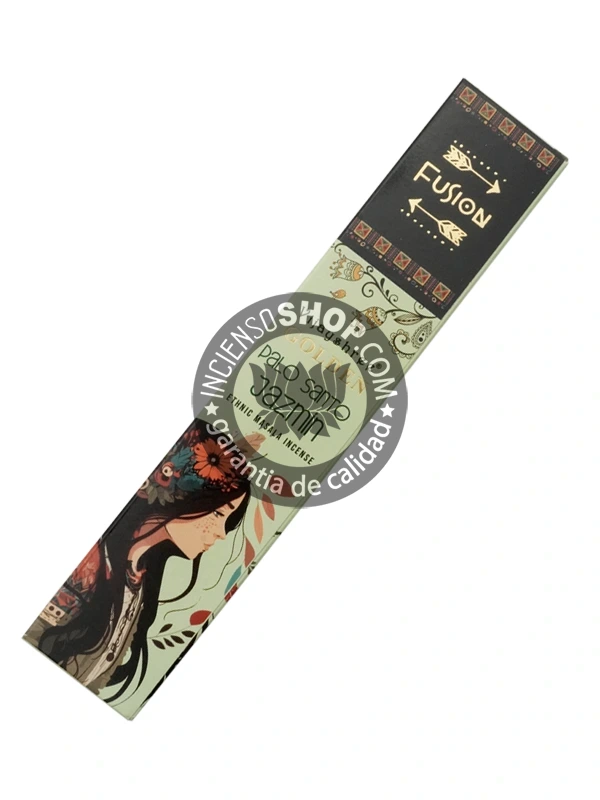 Incienso palo santo jazmin golden ethnic fusion de Vijayshree agarbati masala unidad 15g