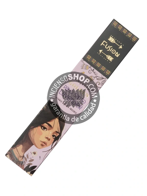 Incienso palo santo lavanda golden ethnic fusion de Vijayshree agarbati masala unidad 15g