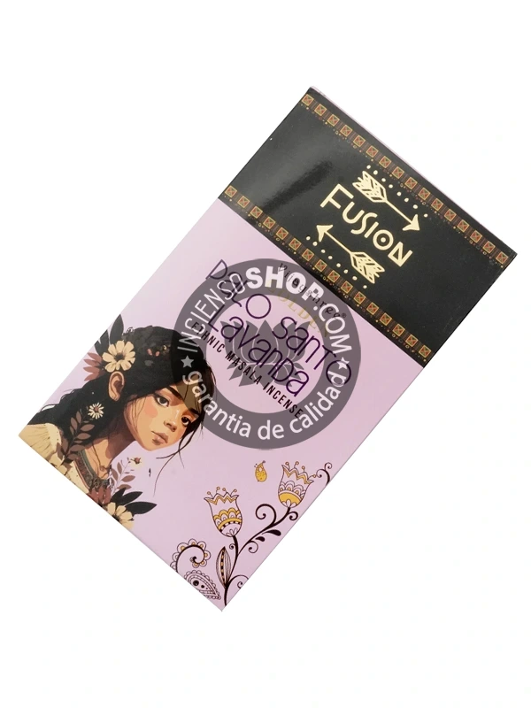 Incienso palo santo lavanda golden ethnic fusion de Vijayshree agarbati masala unidad en caja de 12 uds de 15g