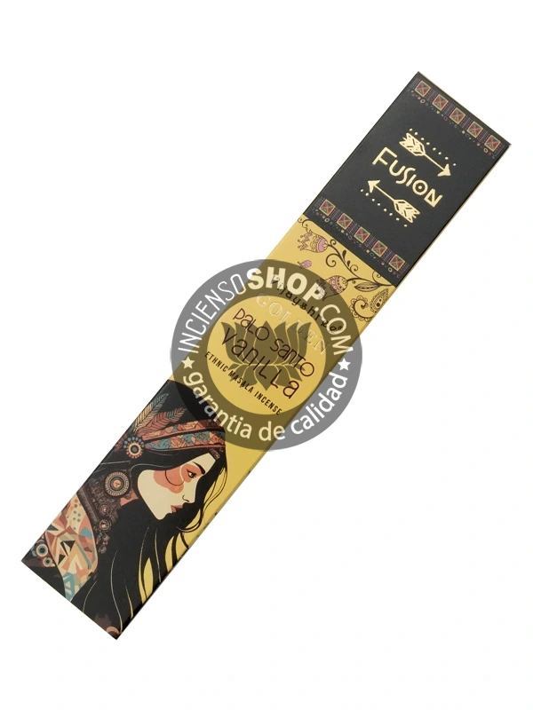 Incienso palo santo vainilla golden ethnic fusion de Vijayshree agarbati masala unidad 15g