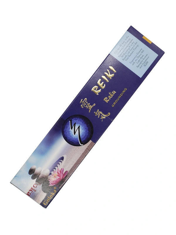 Incienso natural reiki Raku enraizamiento de Goloka Agarbatti Masala hecho a mano 15g