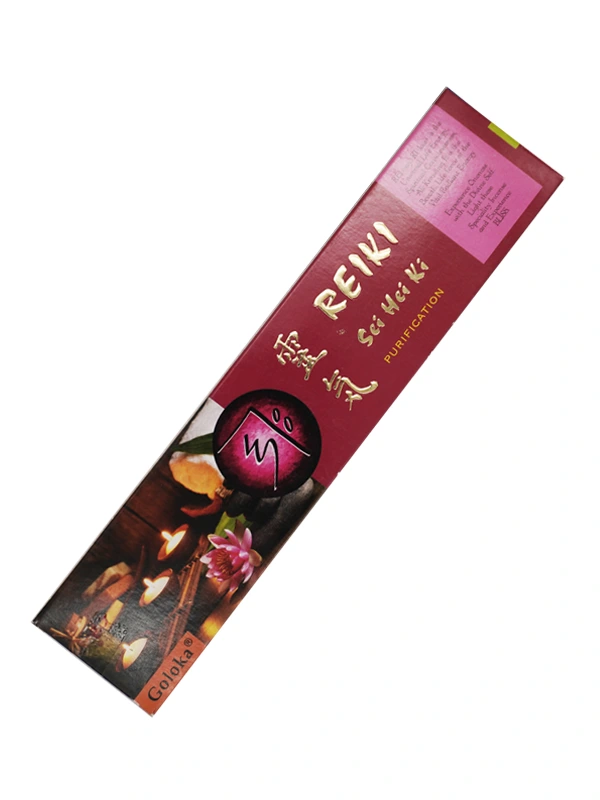 Incienso natural reiki Sei Hei Ki purificación de Goloka Agarbatti Masala hecho a mano 15g