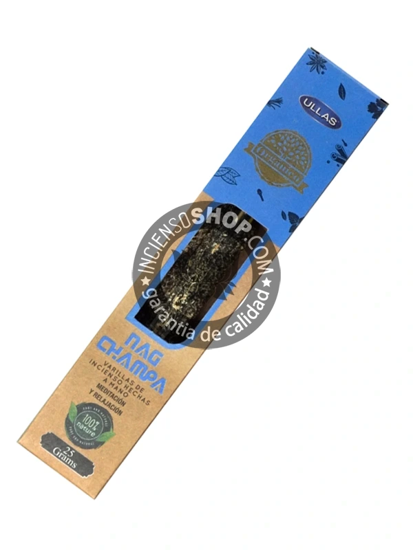 Incienso de Nag Champa organico de Ullas Agarbatti Masala hecho a mano uds de 25g