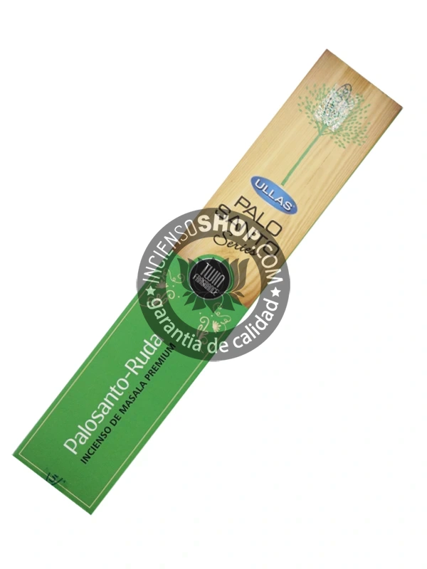 Incienso de palo santo con ruda organica de Ullas agarbatti masala hecho a mano unidad de 15g