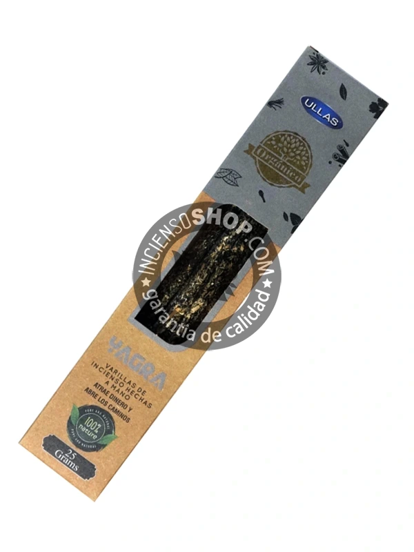 Incienso de yagra organico de Ullas agarbatti masala hecho a mano unidad de 25g