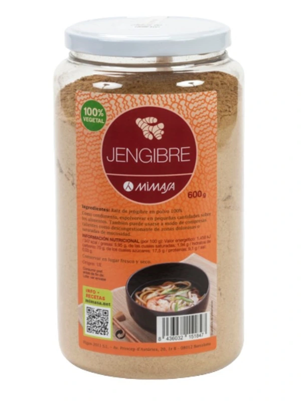 Jengibre en polvo de Mimasa 600g