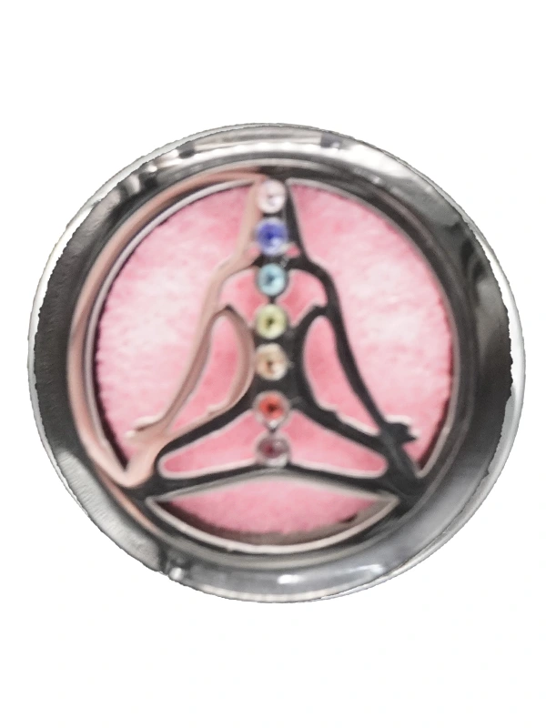 Difusor para coche Estaño yoga chakra de 30mm
