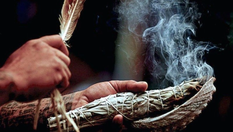 Ritual con salvia blanca