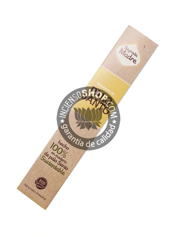 Incienso o sahumerio palo santo de Sagrada Madre unidad de 20g