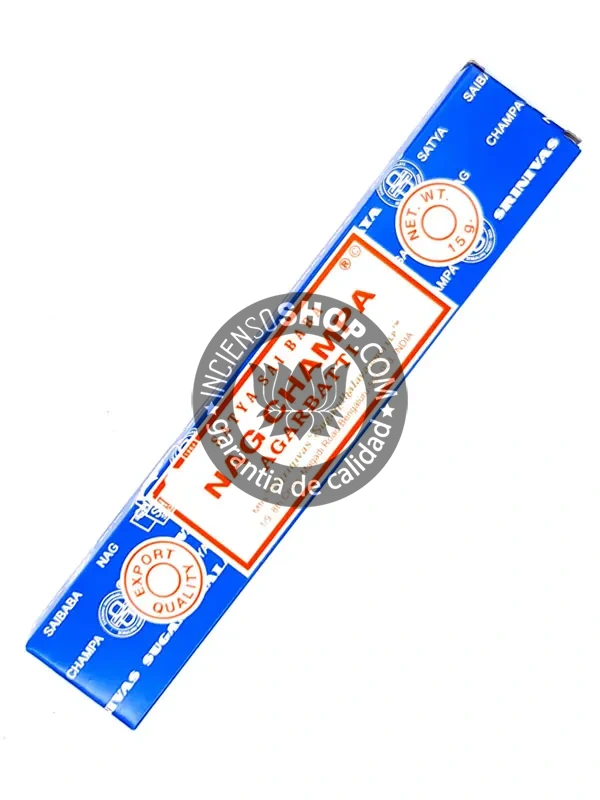 Incienso Satya Nag Champa sai baba agarbatti masala hecho a mano en Bangalore unidad de 15g
