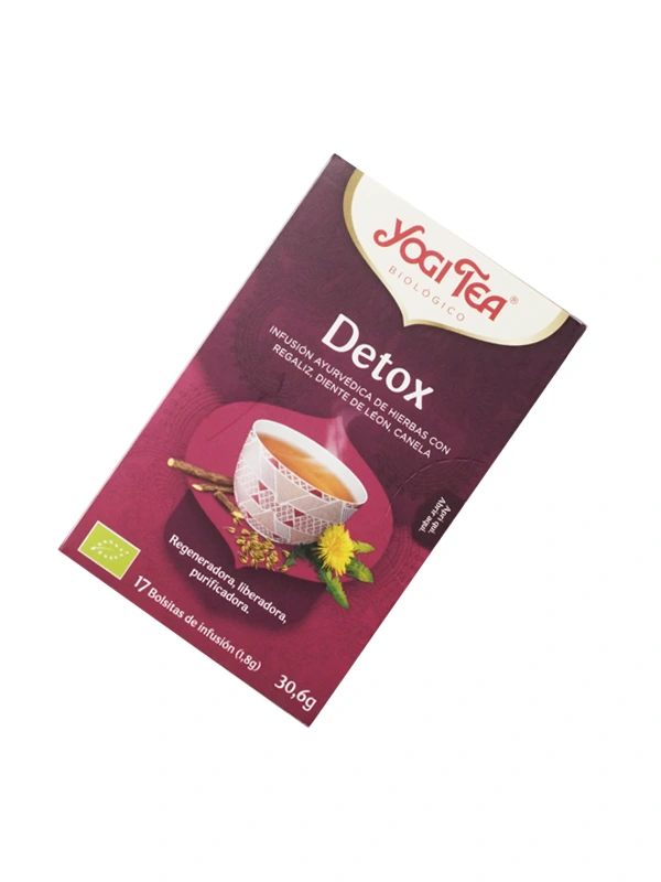 Té detox de Yogi Tea con 17 bolsitas de 30g